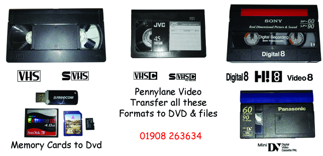 Transfer Camcorder, Mini DV, Hi8, VHS, VHS-C and Video 8 to Digital USB  Stick from £9.99 – Your Video 2 DVD